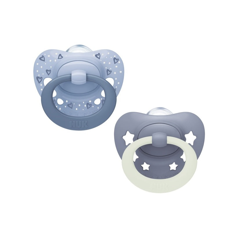 NUK First Choice Baby Schnuller Silikon 2er Box Day & Night
