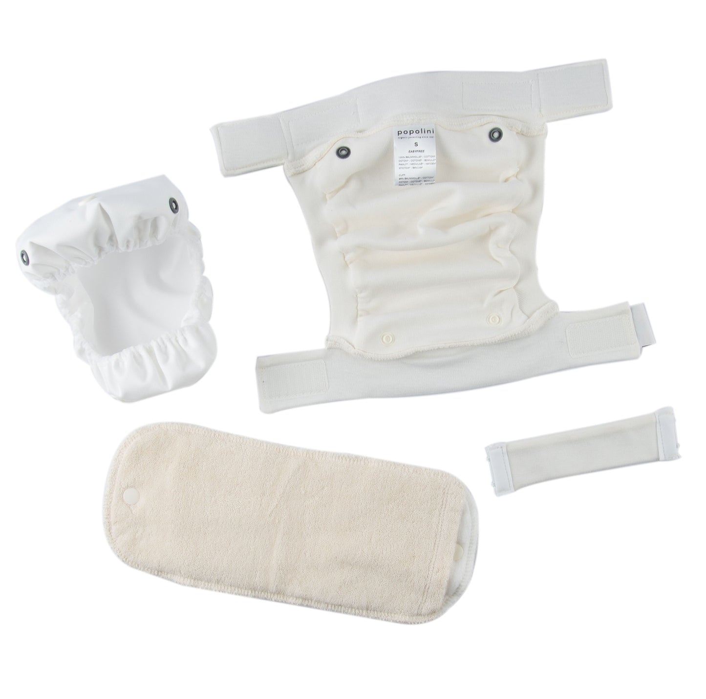 Popolini AiO Stoffwindel Easy Free - Überhose & Saugkern 2in1