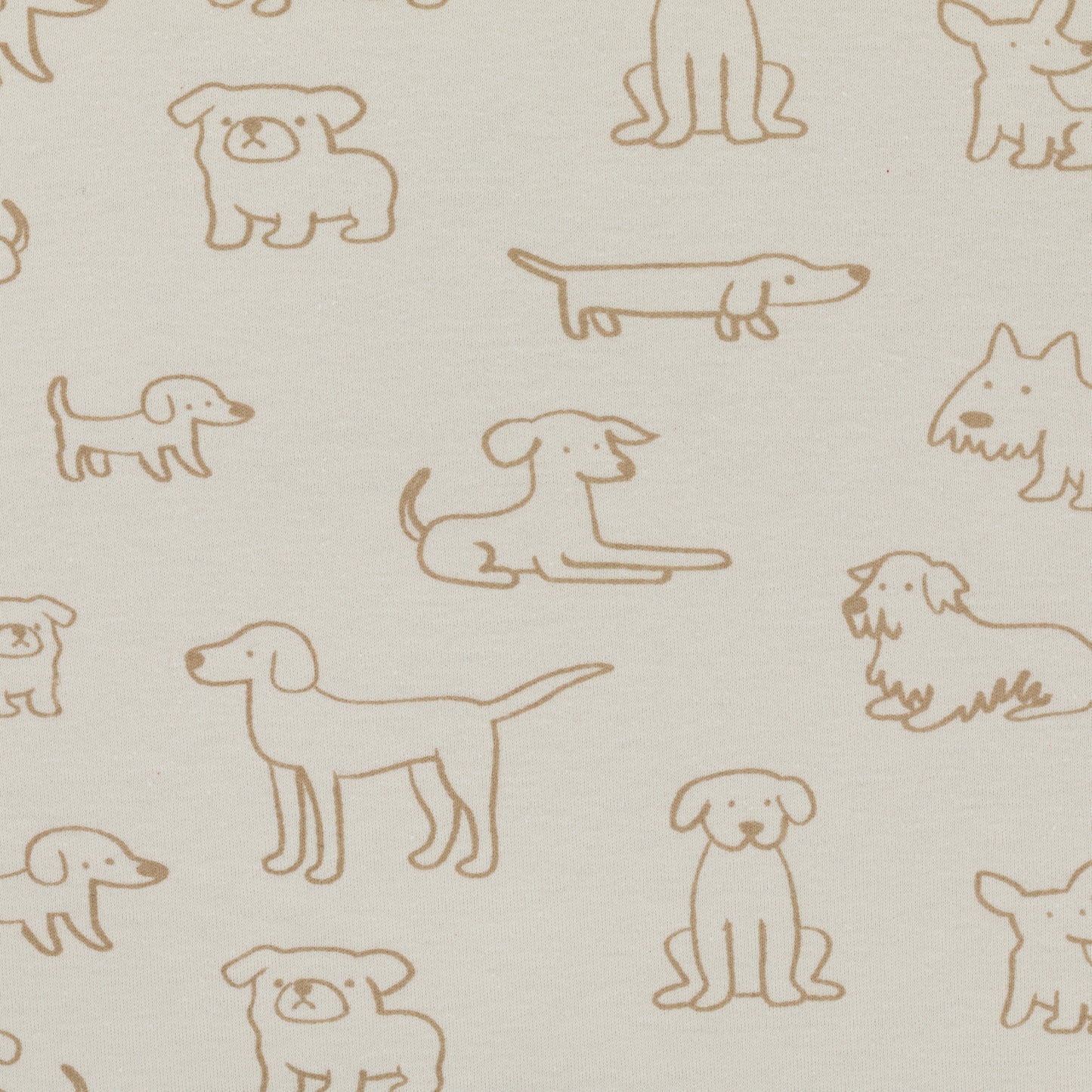 fillikid Baby Bettwäsche Hunde Beige