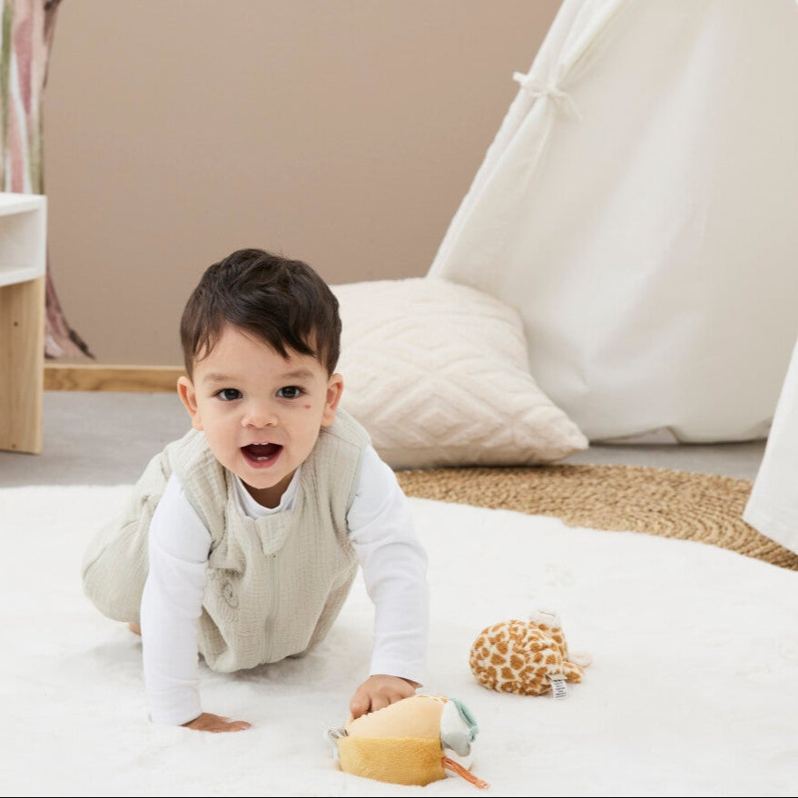 Sterntaler Baby Spielball Stoffball Safari Natur Gelb