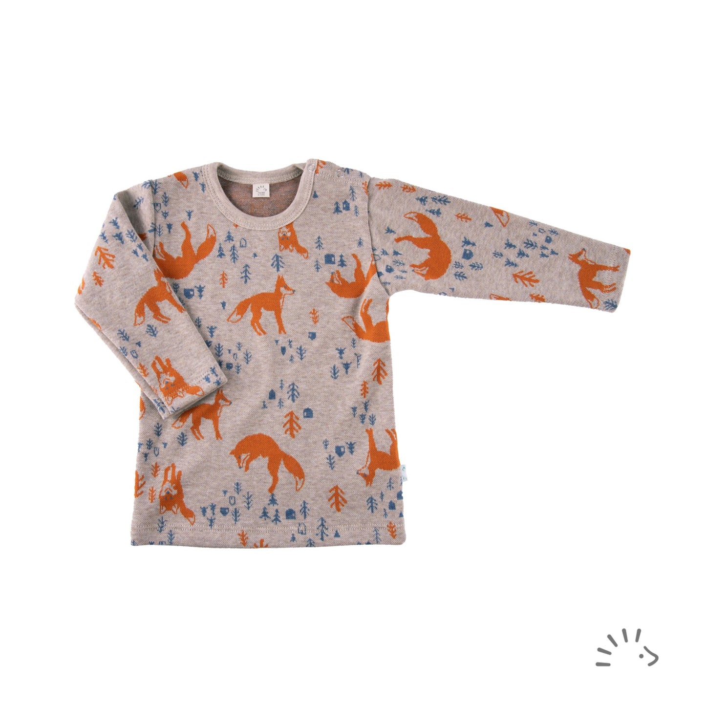 Iobio by Popolini Langarmshirt Col. Foxes Herbst/Winter 24/25