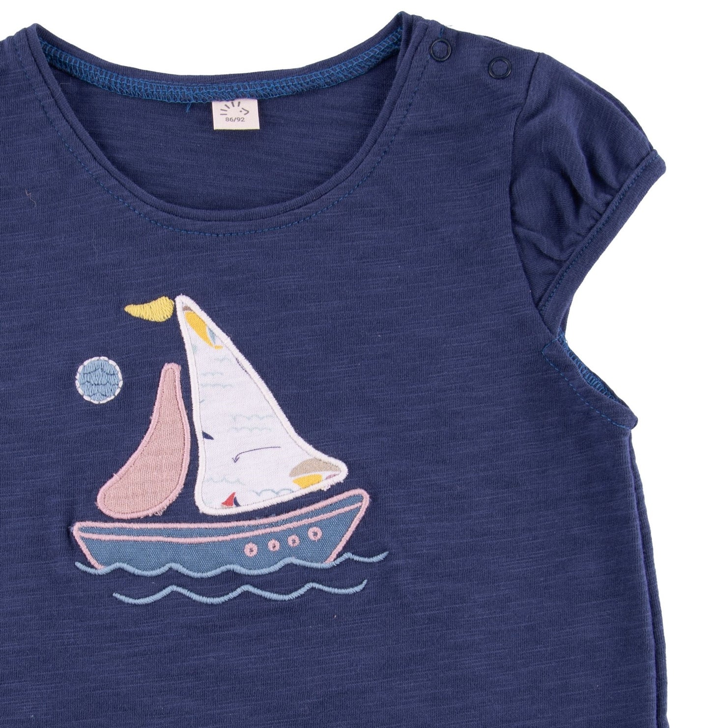 Iobio Sommer T-Shirt Single Jersey Regatta Blau
