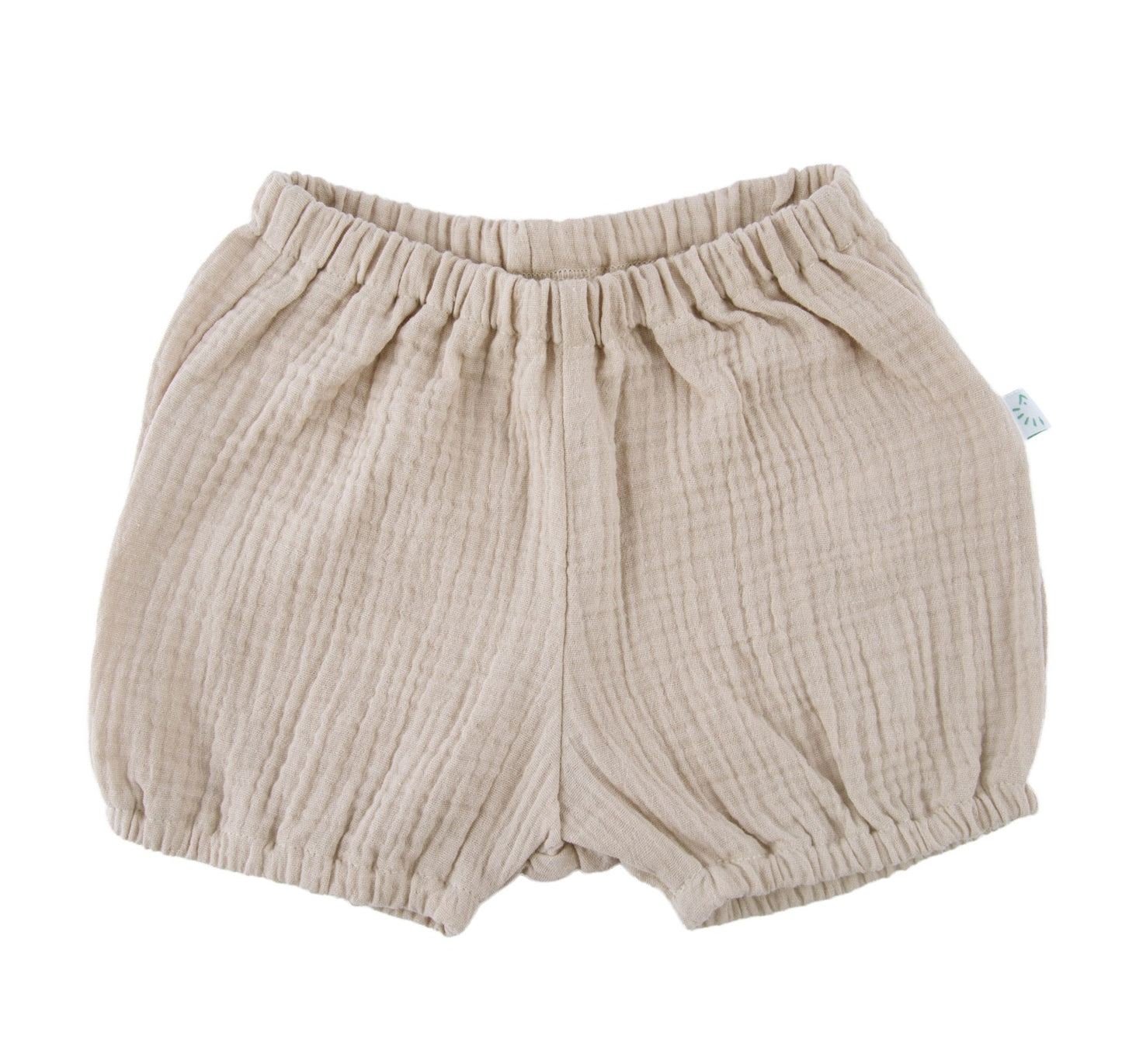 iobio Musselin Mini Shorts Beige