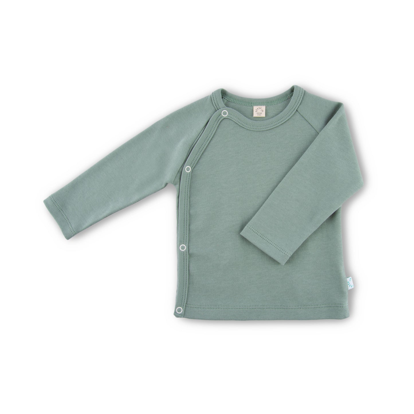 iobio Baby Wickelhemd Langarm Shirt Bio Baumwolle