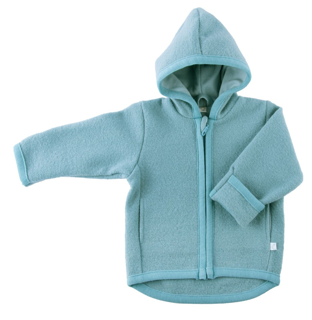 iobio Wollwalk Kaputzenjacke aus Schurwolle
