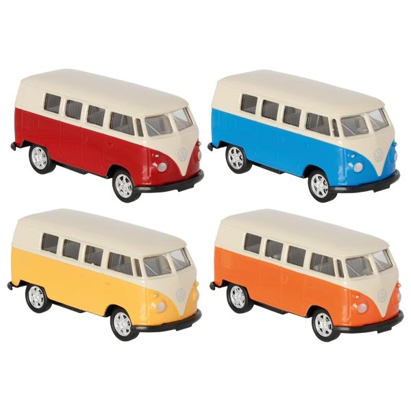 welly Spielzeug Spritzguss VW Buss 1:60 7,3cm 3+