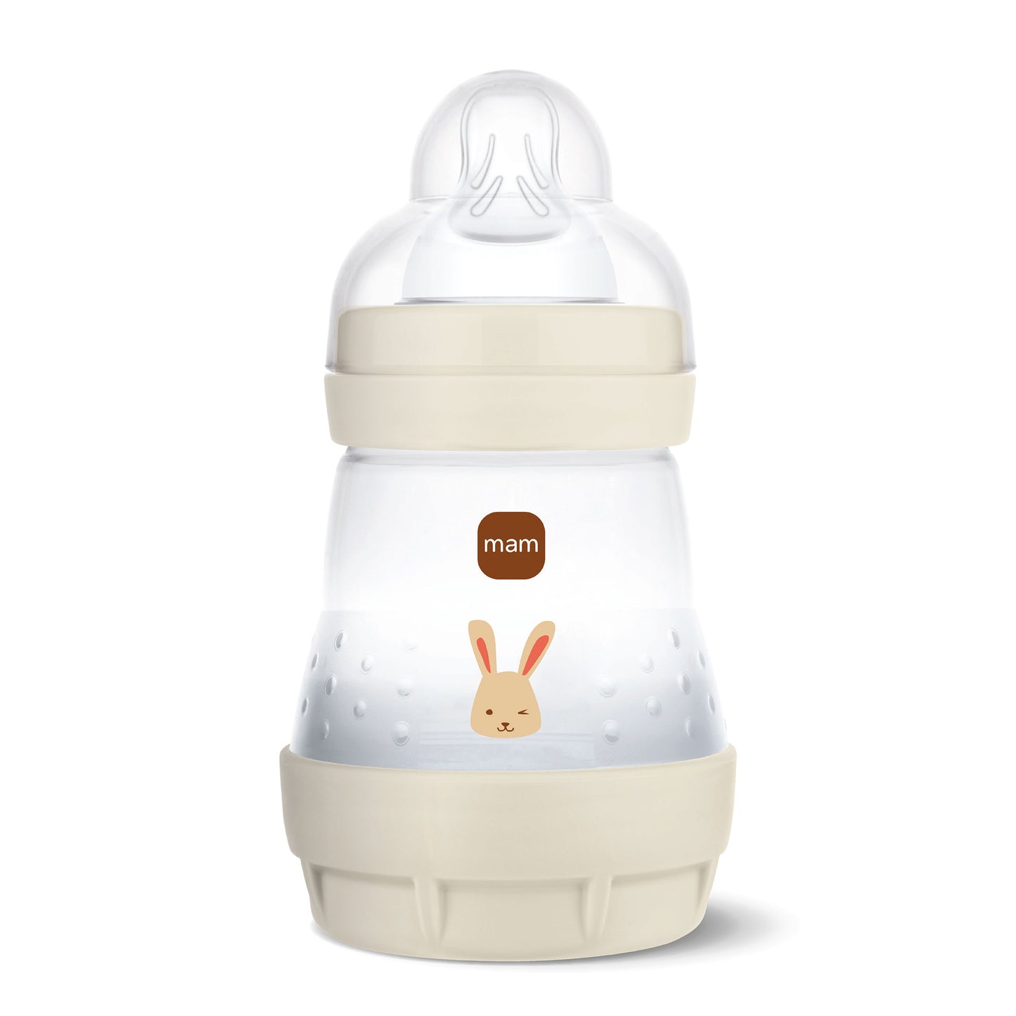 MAM Erstlingsset Babyflaschen & Flaschenbox Baby Geschenkset Weiß Natur 7-tlg