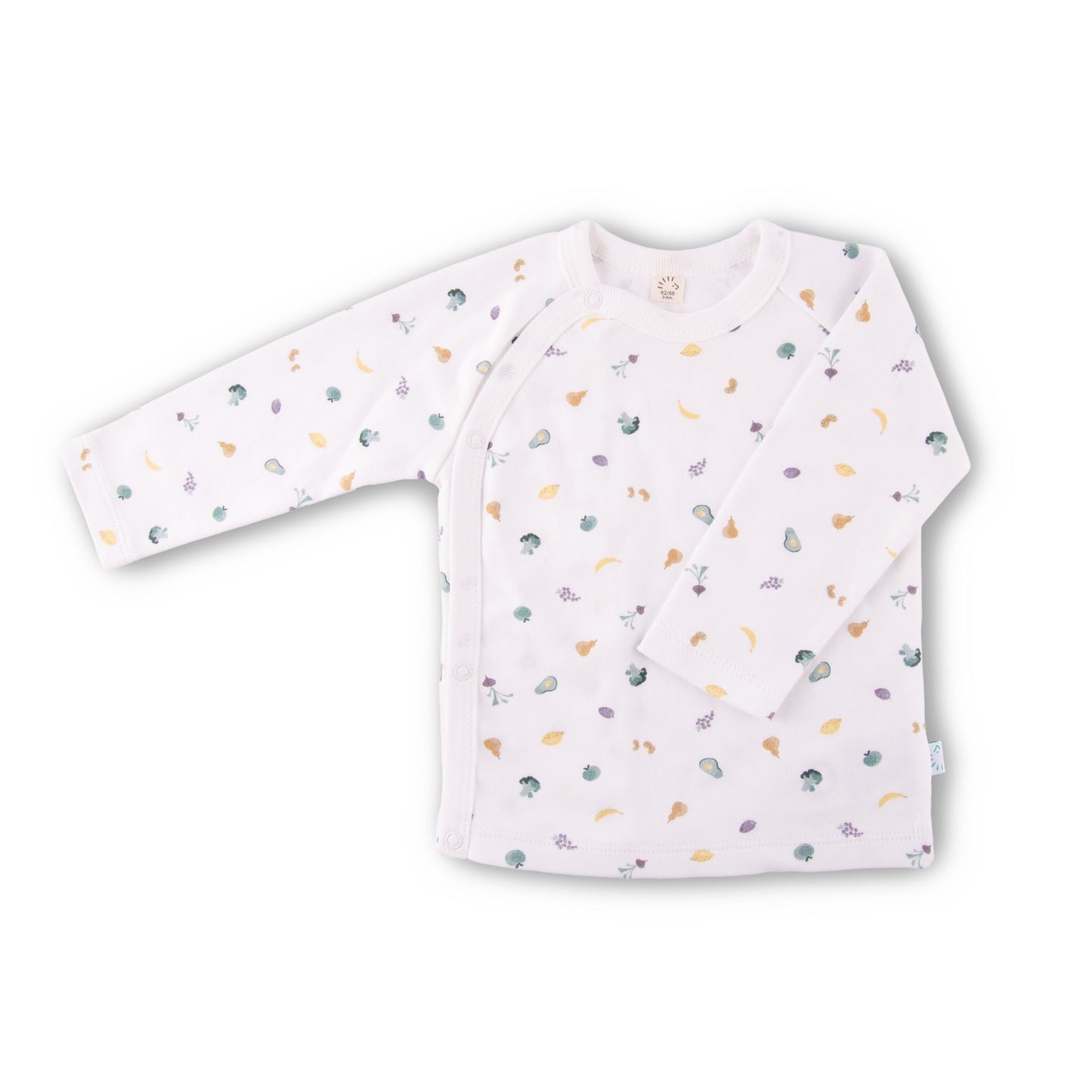 BMK iobio Wickelhemd Veggie & Fruits aus reiner Baumwolle