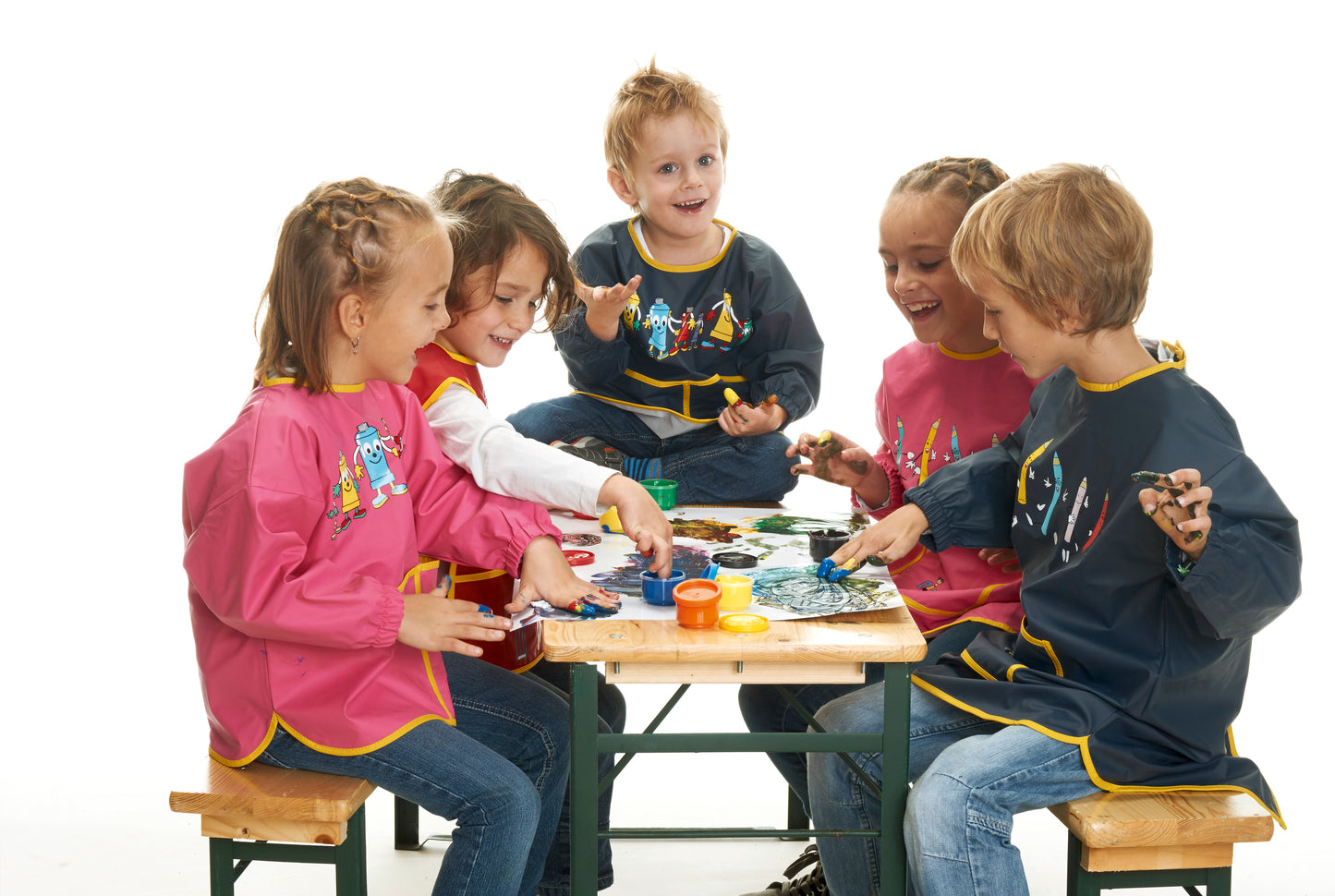 Playshoes Mal und Bastelschürze Pink oder Blau