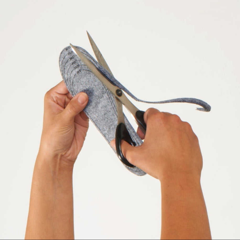 Playshoes Kinder Schuhsohle zuschneiden