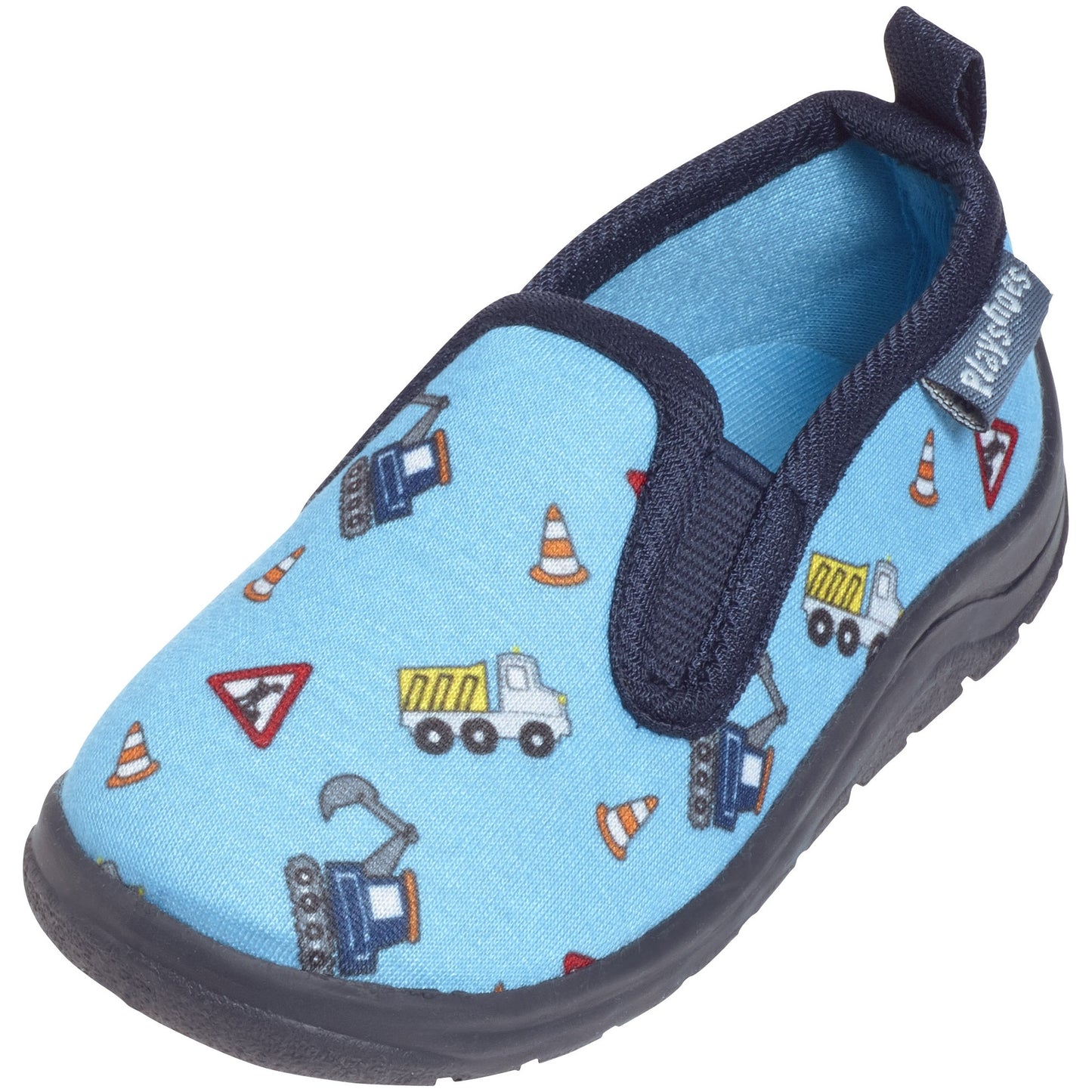 Playshoes Hausschuh Baustelle