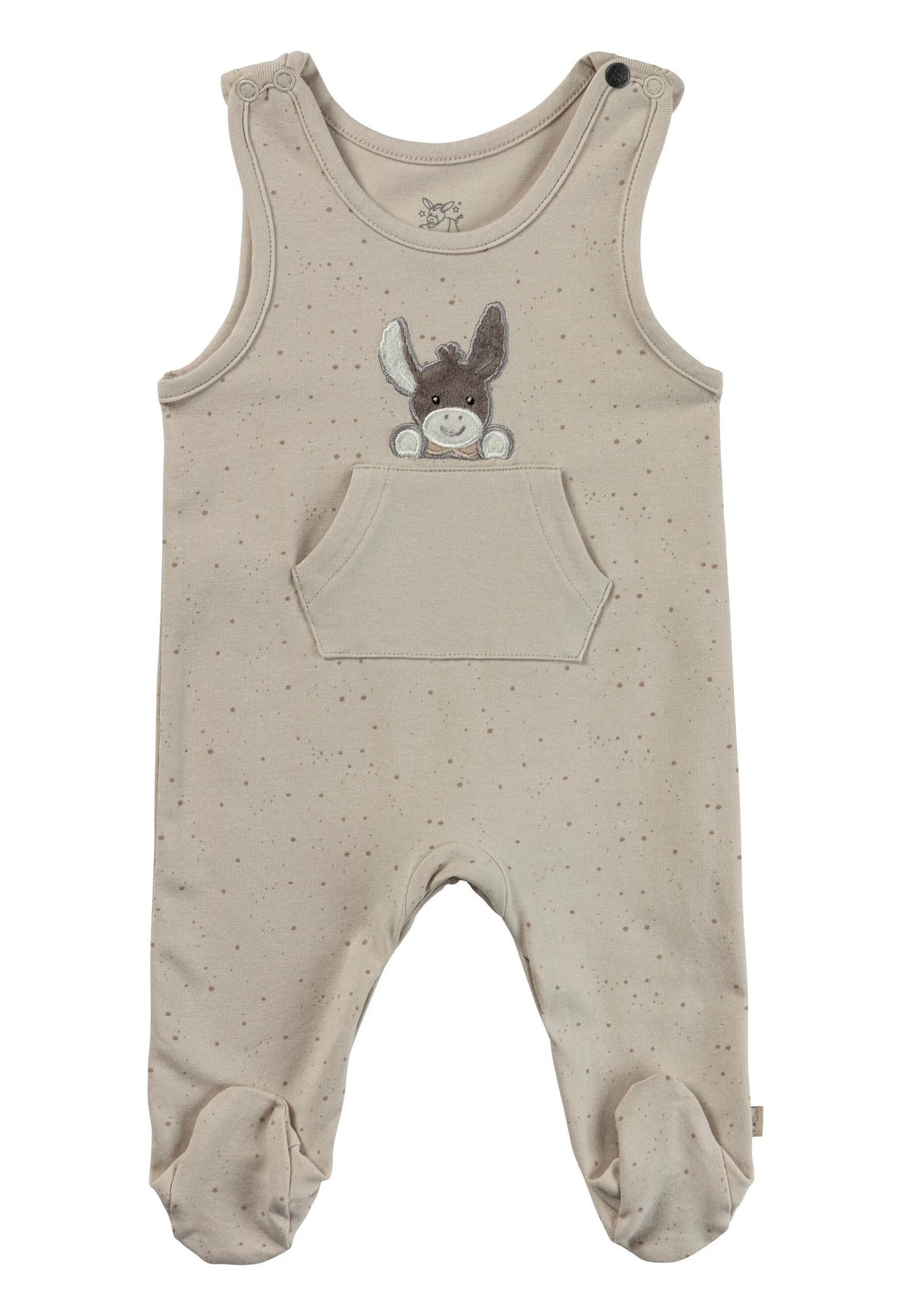 Sterntaler Jersey Strampler Set Esel beige