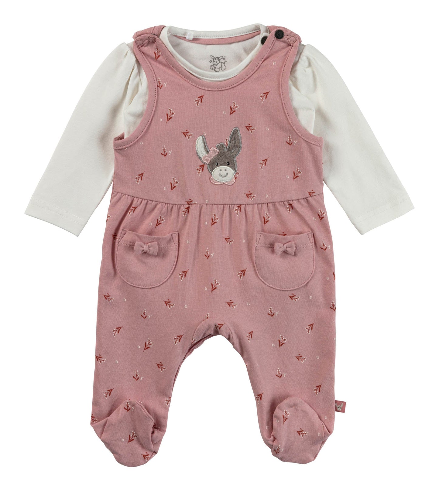 Sterntaler Jersey Stramplerset Esel Emmi Mattrosa