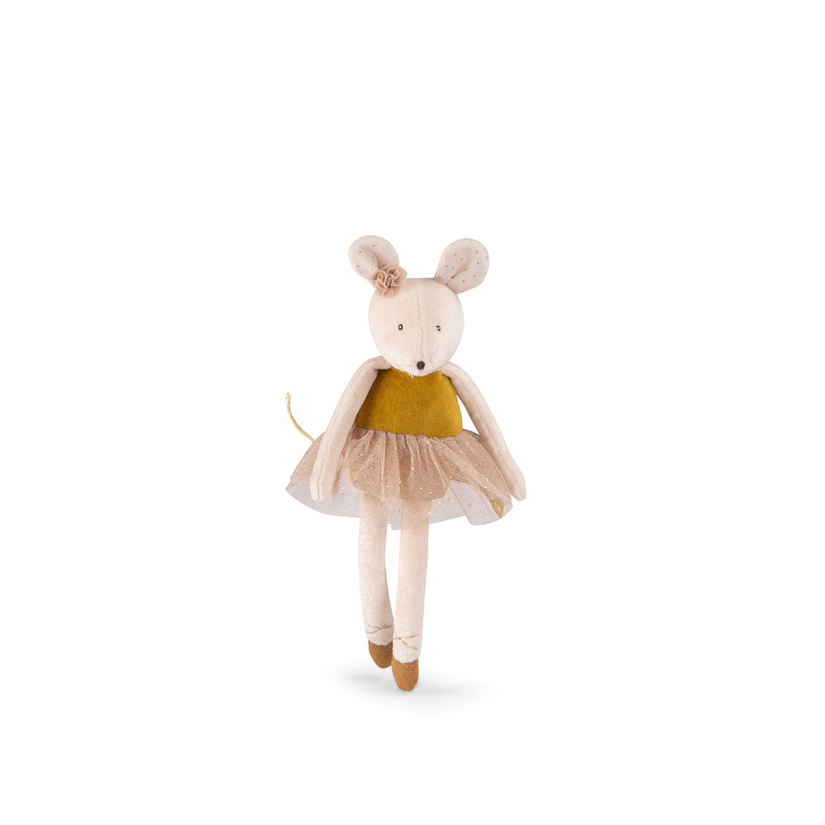 Moulin Roty Plüschtier Maus Gold 31cm La petite ecole de danse