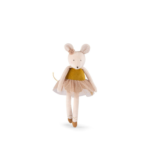 Moulin Roty Plüschtier Maus Gold 31cm La petite ecole de danse