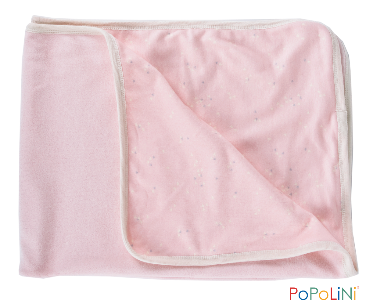 Popolini BW Babydecke Duo Interlock & Nicki