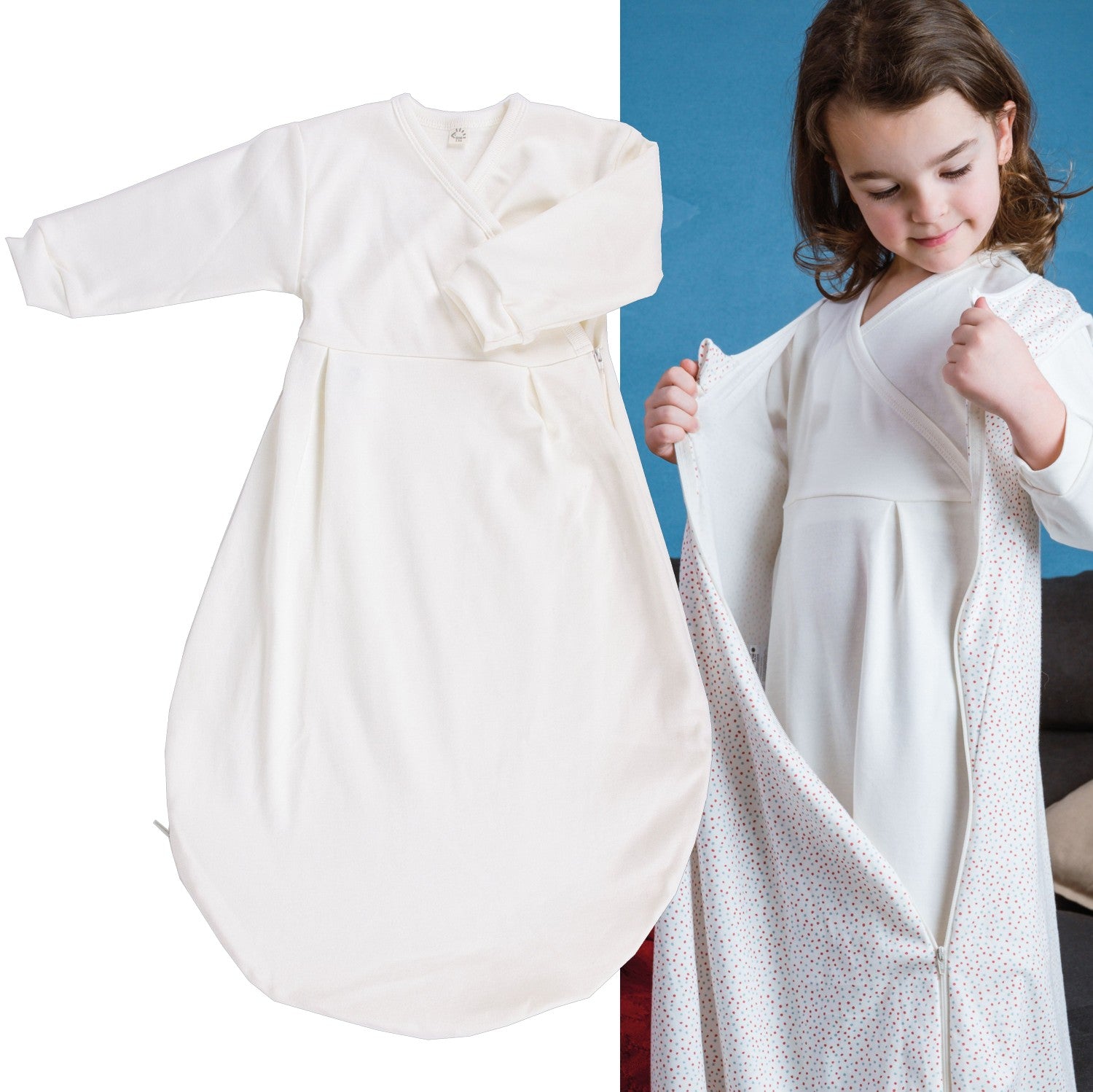 popolini schlafsack Popolini Felinchen Unterzieh Schlafsack Ecru – Baby-Weingart