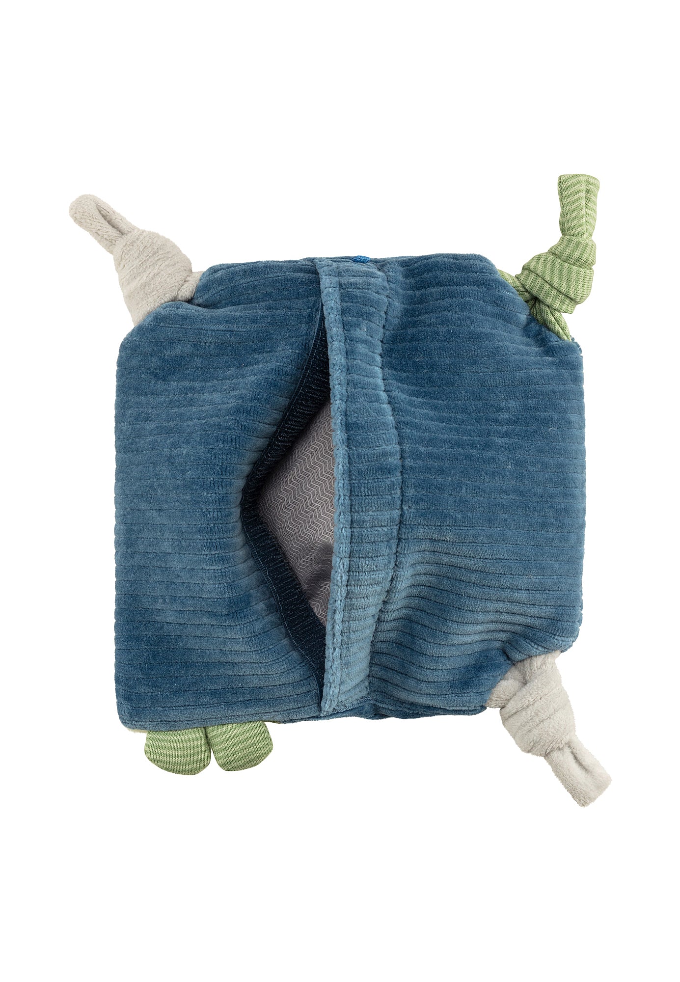 Sterntaler Hafer Wärmekissen Dino Rexi Cord Blau