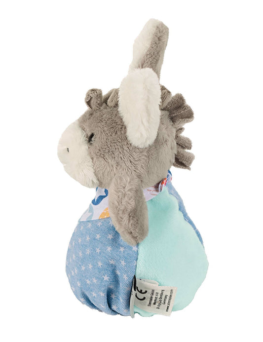 Sterntaler Knuddelsäckchen Rassel mit Knisterpapier Esel Emmi Hellblau