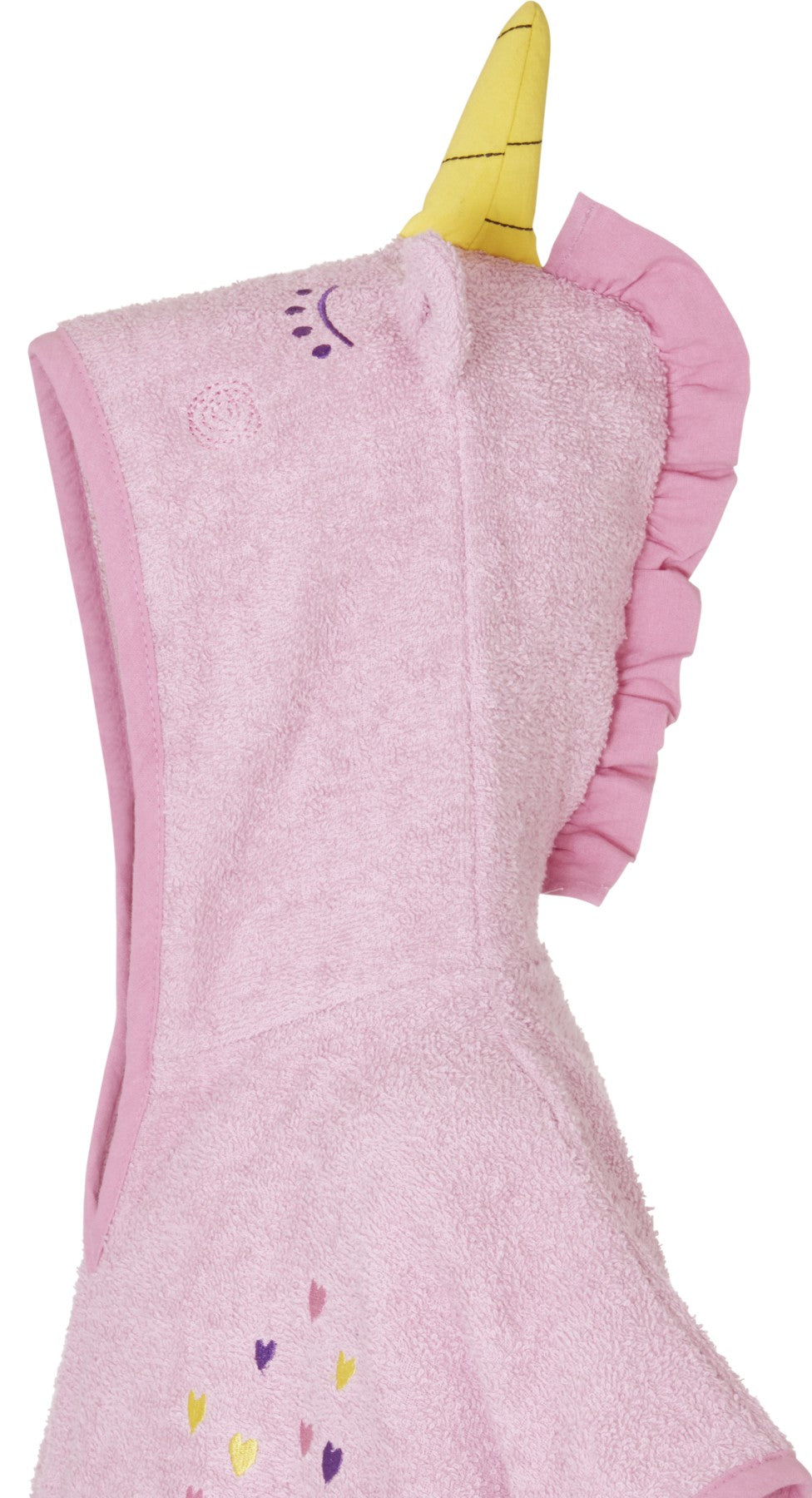 Playshoes Frottee Poncho Einhorn Rosa
