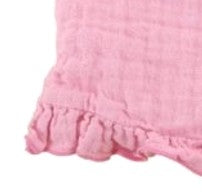 iobio Musselin Top Tunika Zartrosa