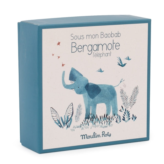 Moulin Roty Schmusetuch Sous mon baobab Elefant
