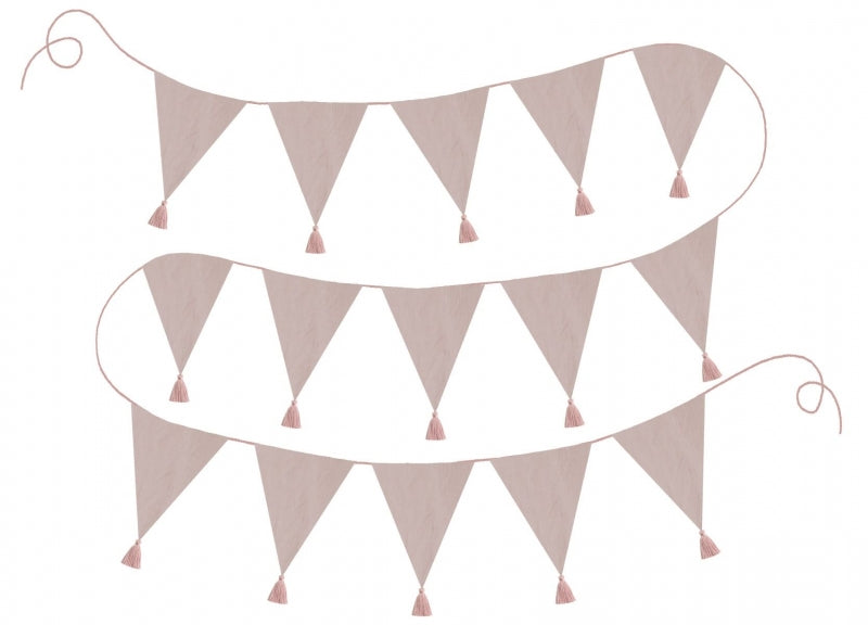 Jabadabado Textile Wimpelkette mit Quasten