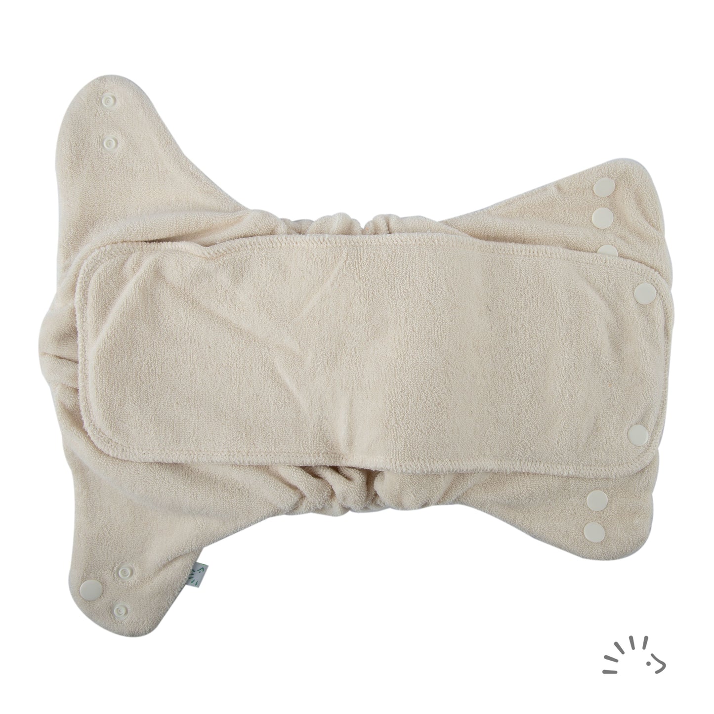 Popolini 10 Windelhosen MaxiSnap Soft Natur