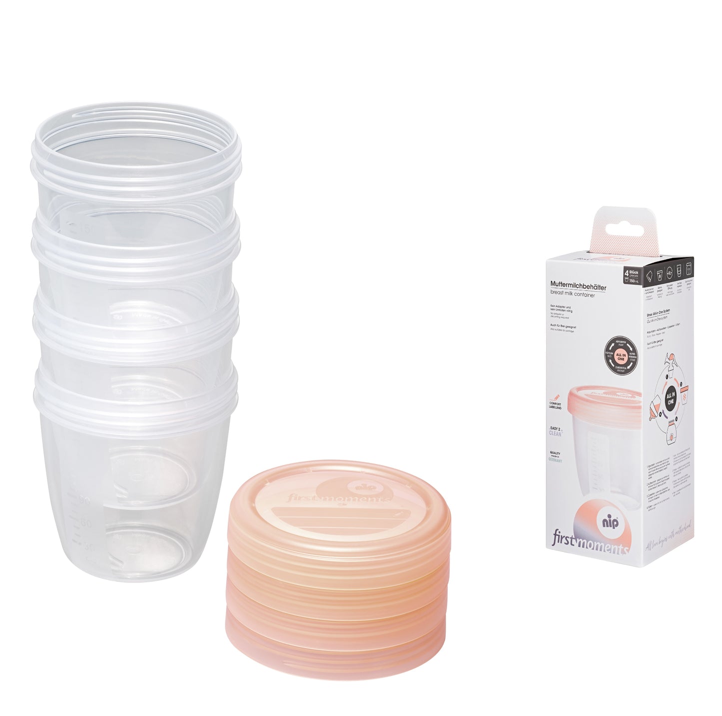 nip First Moments Muttermilchbehälter 4er 150ml