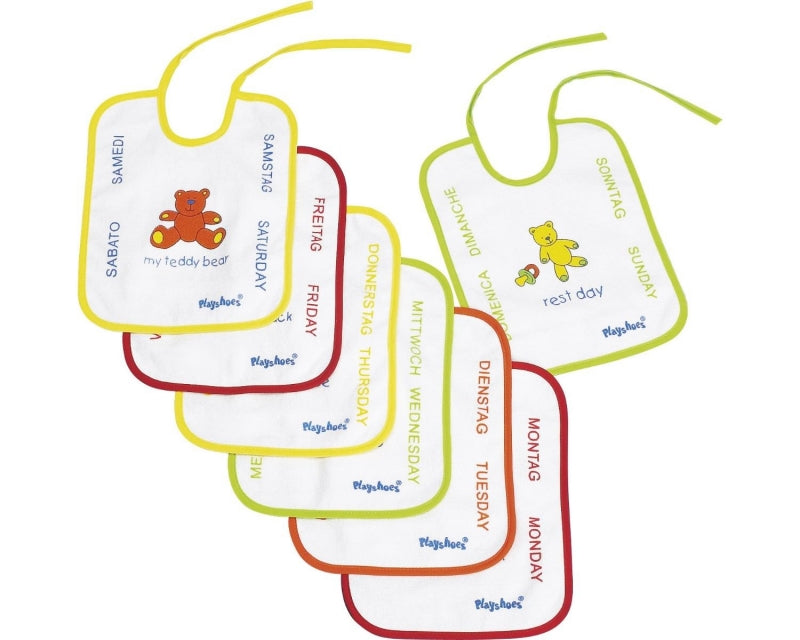 Playshoes Bindelätzchen 7er Pack mit Folienunterseite