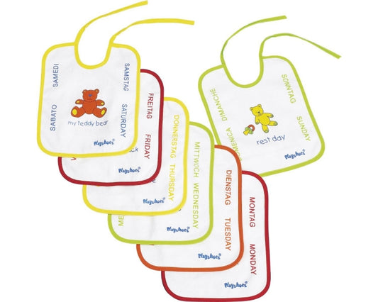 Playshoes Bindelätzchen 7er Pack mit Folienunterseite