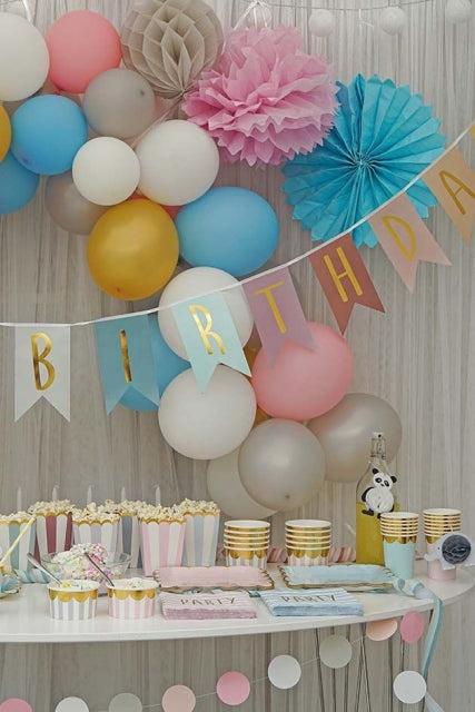 Jabadabado Wimpelkette Happy Birthday Gold