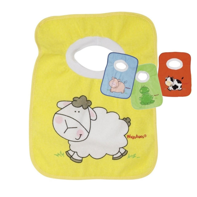 Playshoes Schlupflätzchen 4er Pack Tiere