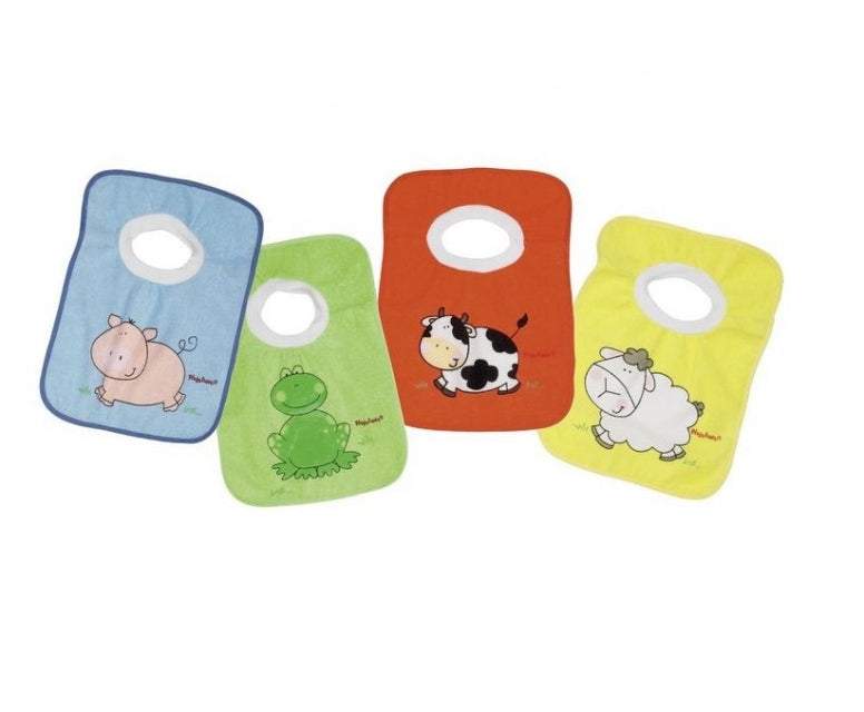 Playshoes Schlupflätzchen 4er Pack Tiere