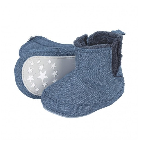 Sterntaler gefütterter Babyschuh in Jeansoptik