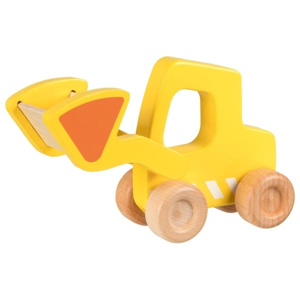 goki Radlader gelb aus Holz 2J+