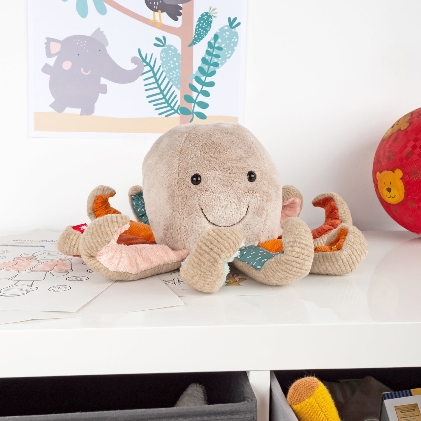 Sigikid Plüschtier Krake Sweety Patchwork