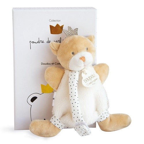 Doudou et Compagnié Kleines Schmusetuch 15cm mit Schnullerhalter