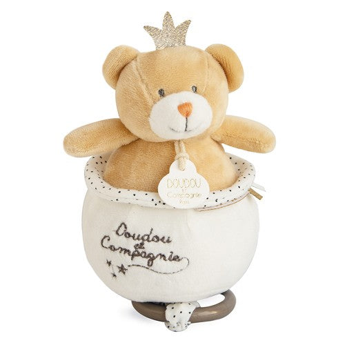 Doudou et Compagnié Bärchen mit Spieluhr Natur