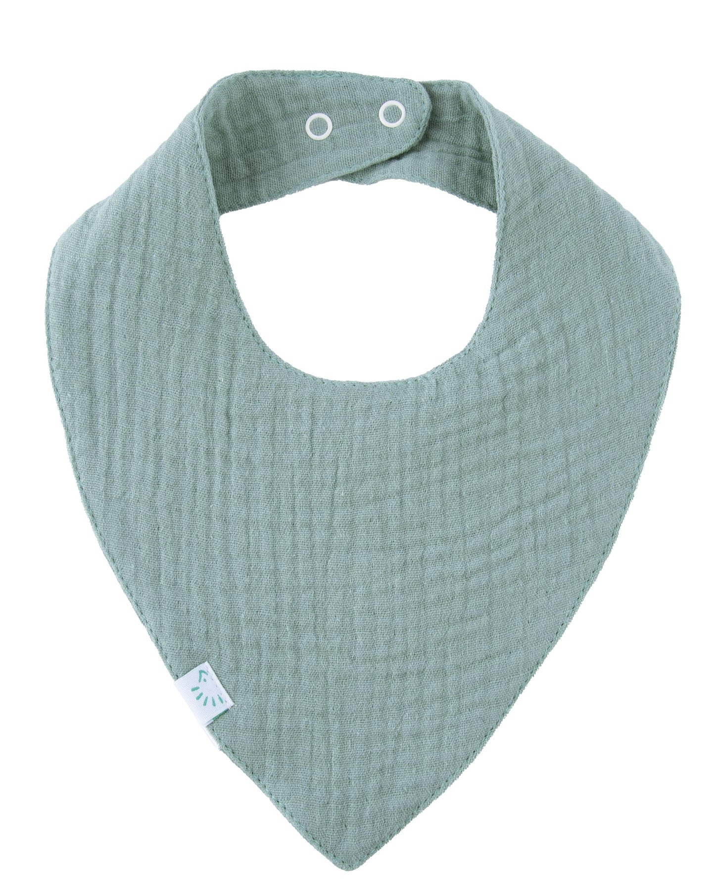 iobio Dreieckstuch Halstuch Musselin Topaz Grün