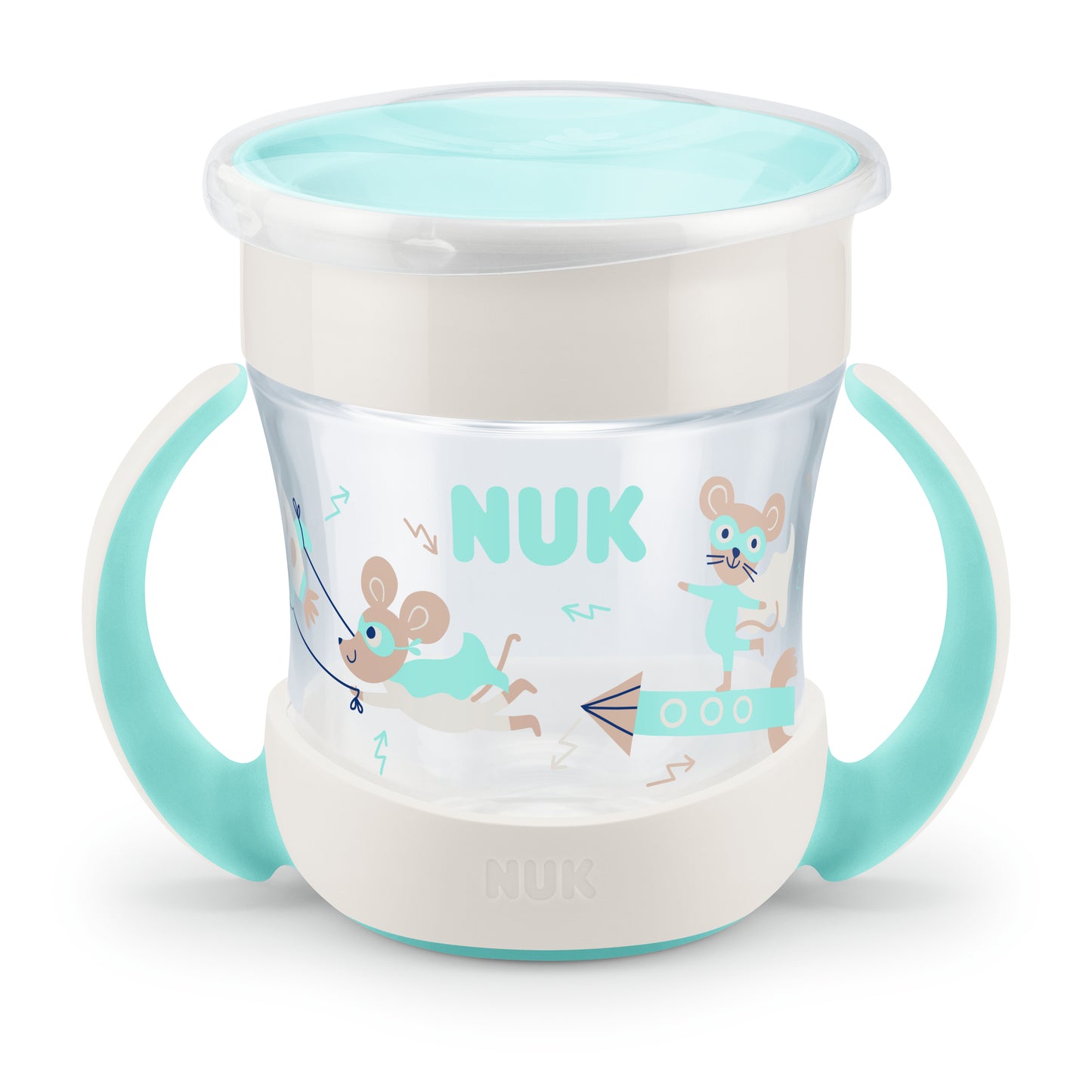 NUK 360° Trinklernbecher mit Henkeln 6m+ Mini Magic Cup
