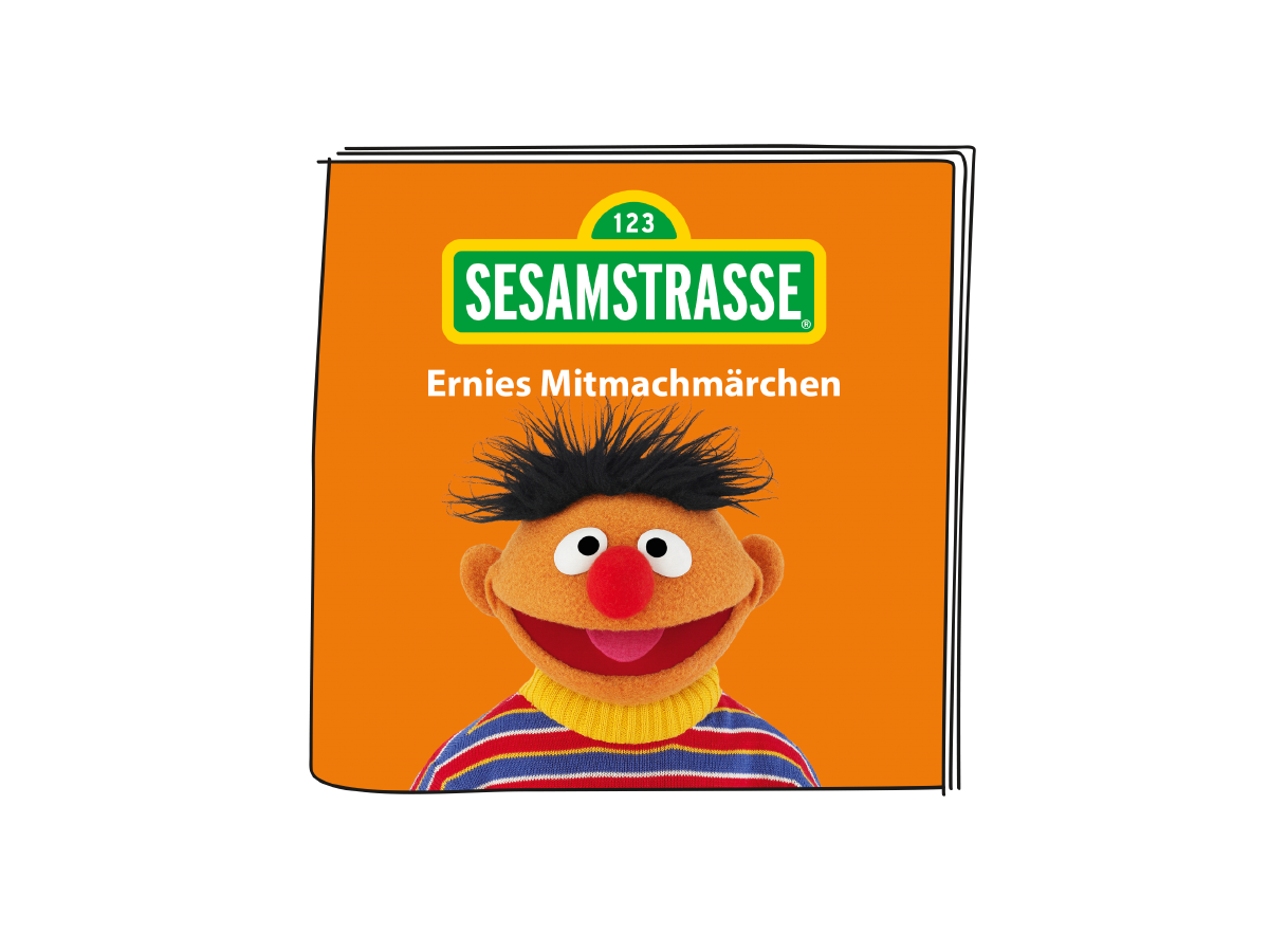 tonies Hörfigur für Toniebox: Sesamstraße – Ernies Mitmachmärchen