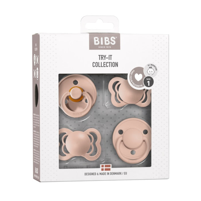 B-WARE Bibs Beruhigungssauger Try It Probier Set 4-teilig Blush Puderrosa