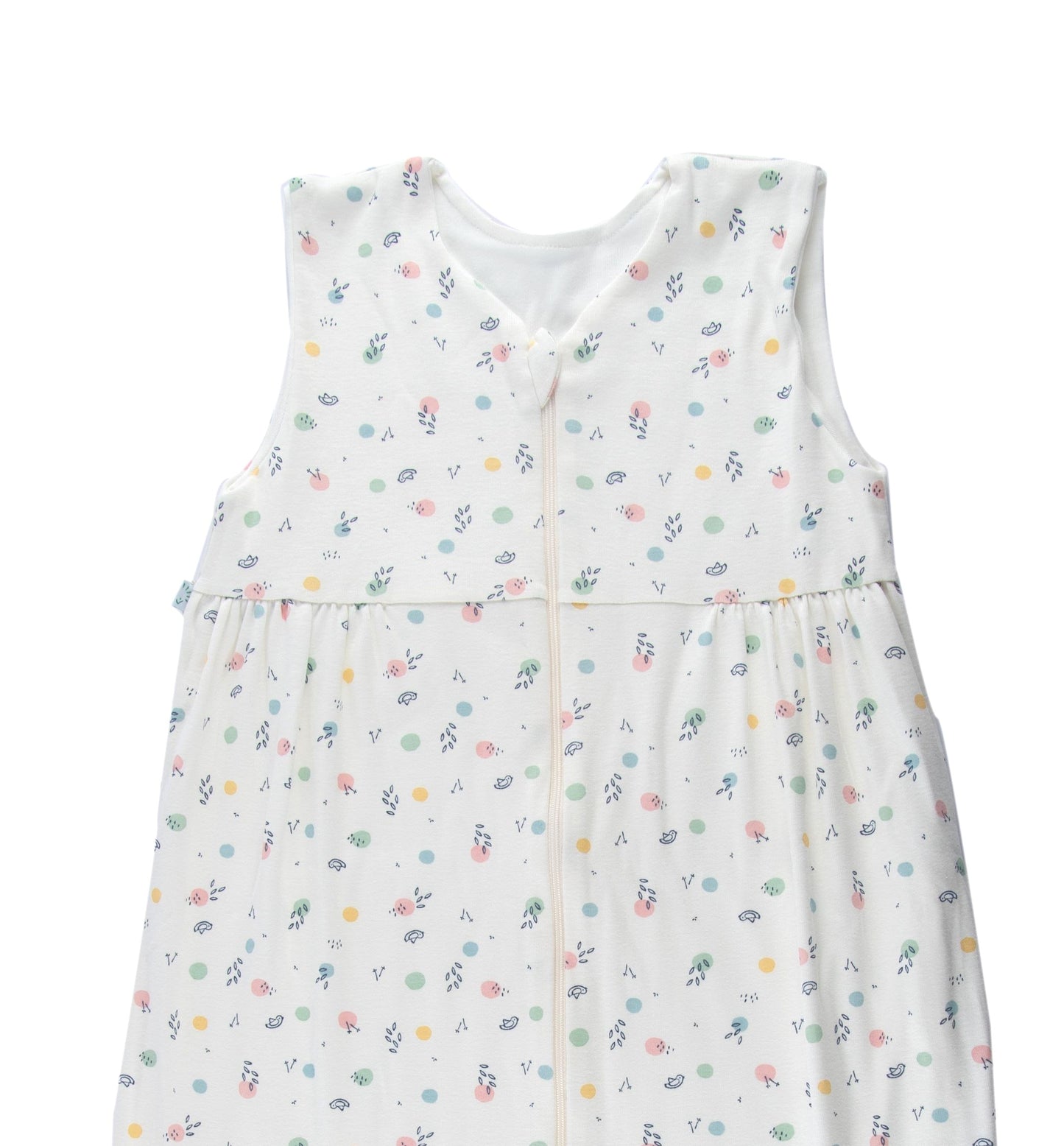 Popolini Übergangs Schlafsack 2-lagig Birdy Dots Rosa Baumwolle