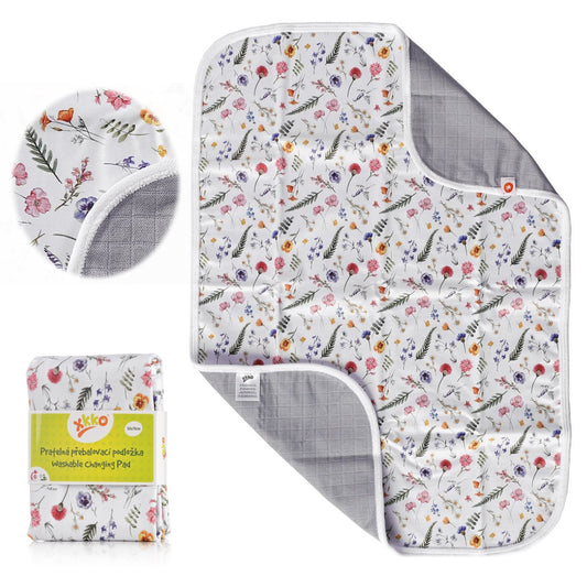 XKKO PUL Wickelunterlage Unterwegs 50*70 cm - Sommerwiese