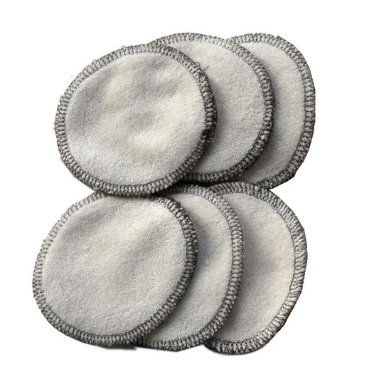 Lulu Nature Bio Baumwolle Waschbare Abschminkpads Kosmetiktücher 6er Packung