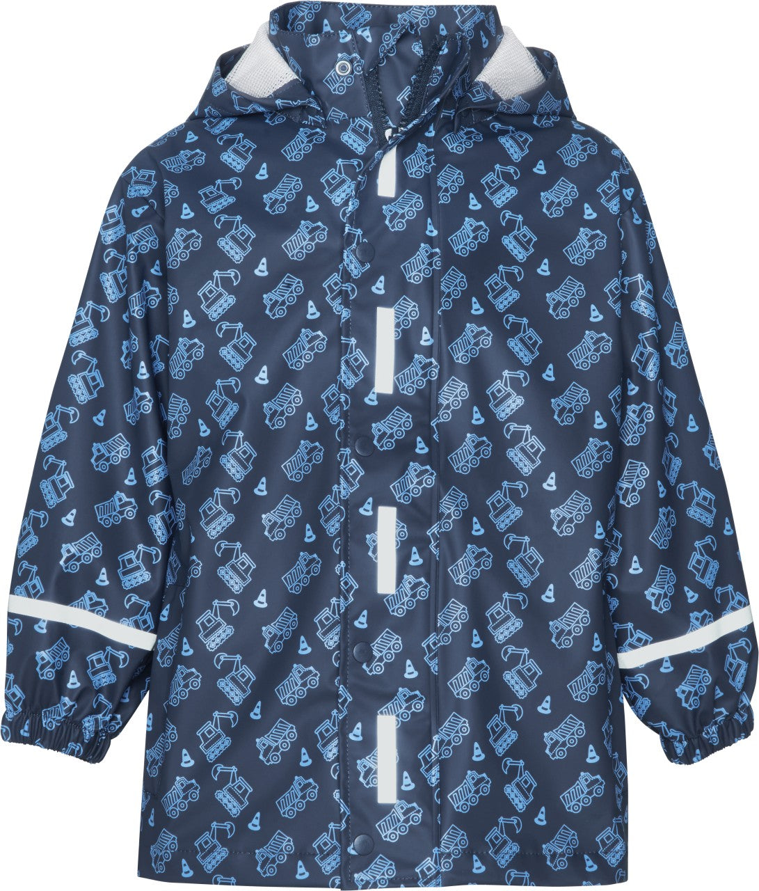 Playshoes Regenjacke Regen-Mantel Baustelle allover
