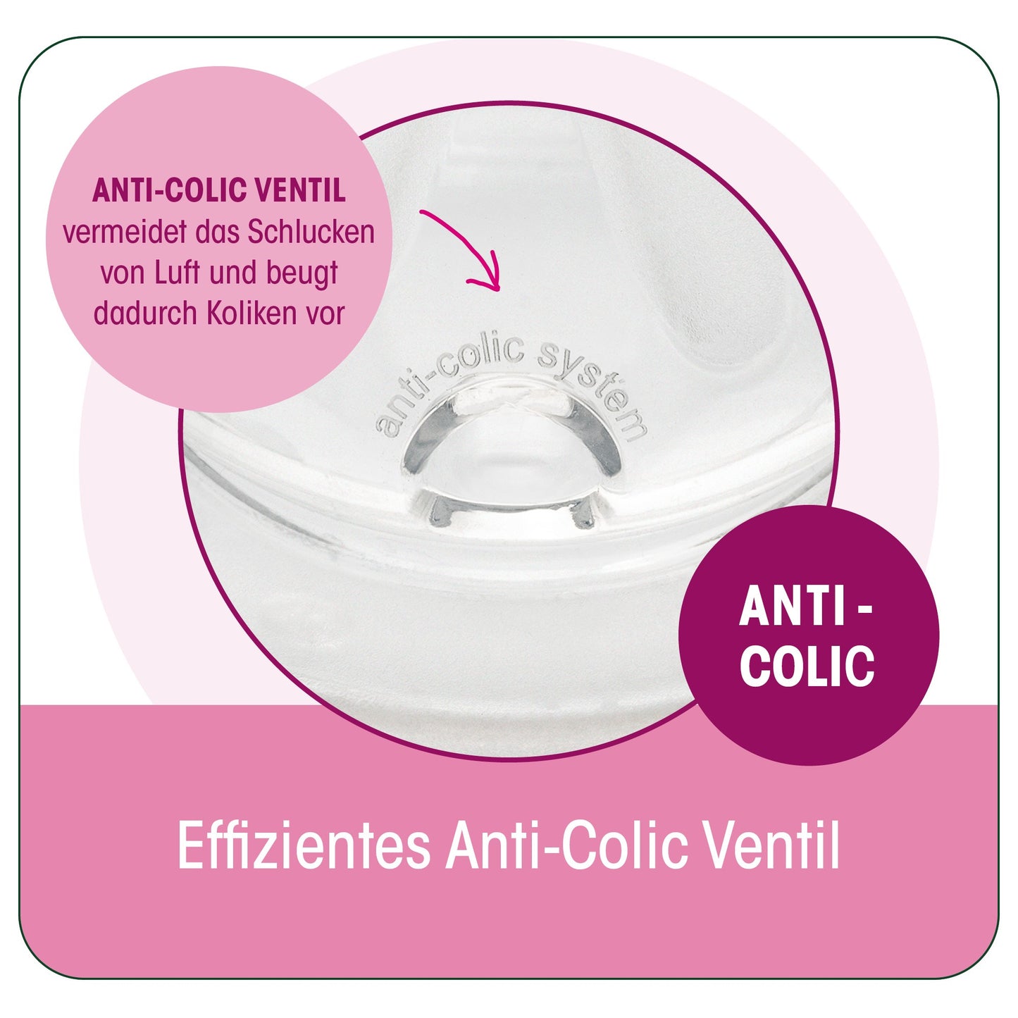 NIP Weithals Trinkssauger Silikon Cherry Rund