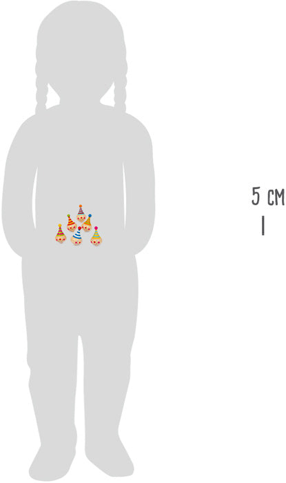 SFC kleiner Holzkreisel Clown Mini 3J+