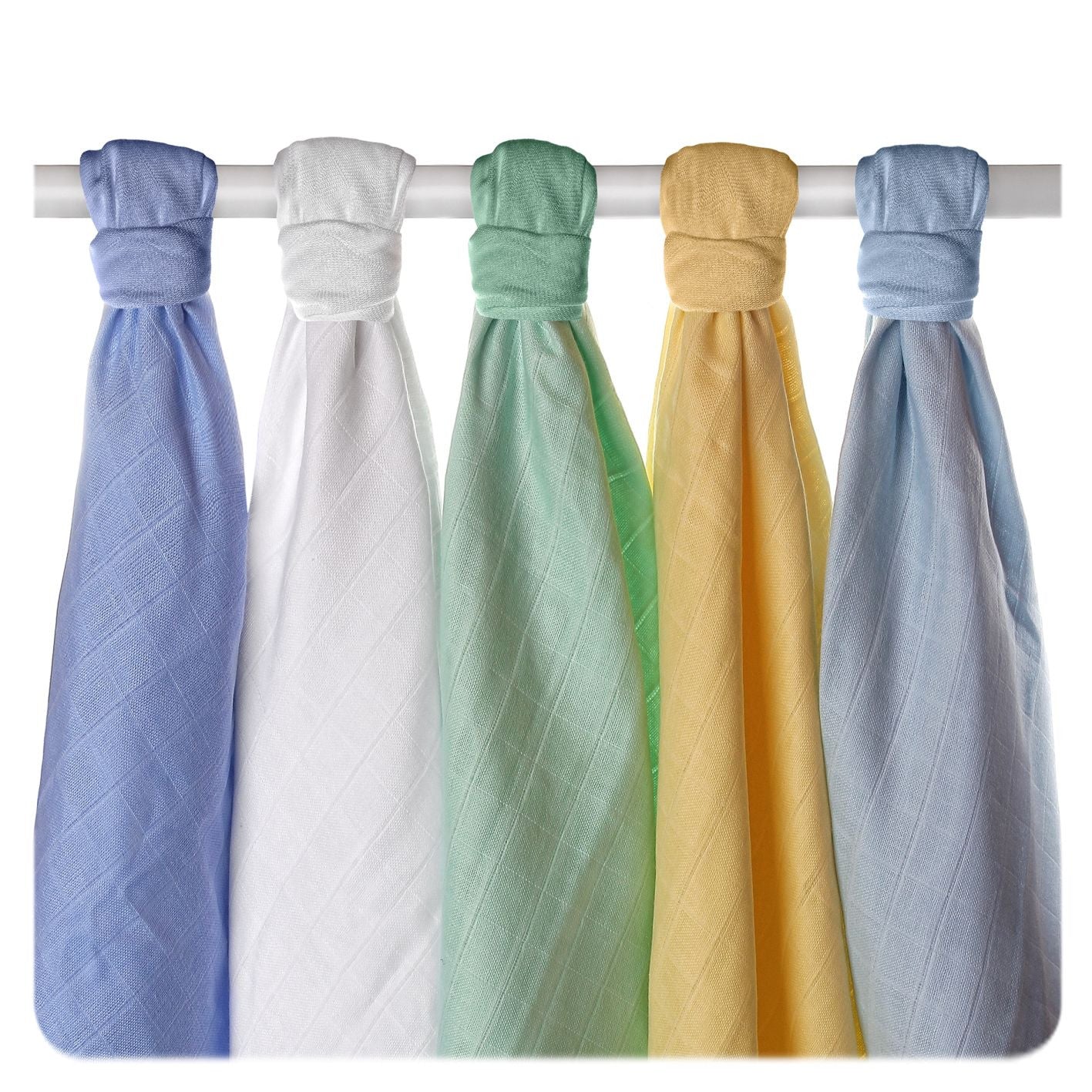 XKKO Bio Baumwolle Mullwindeln 5er Pack 70x70 cm